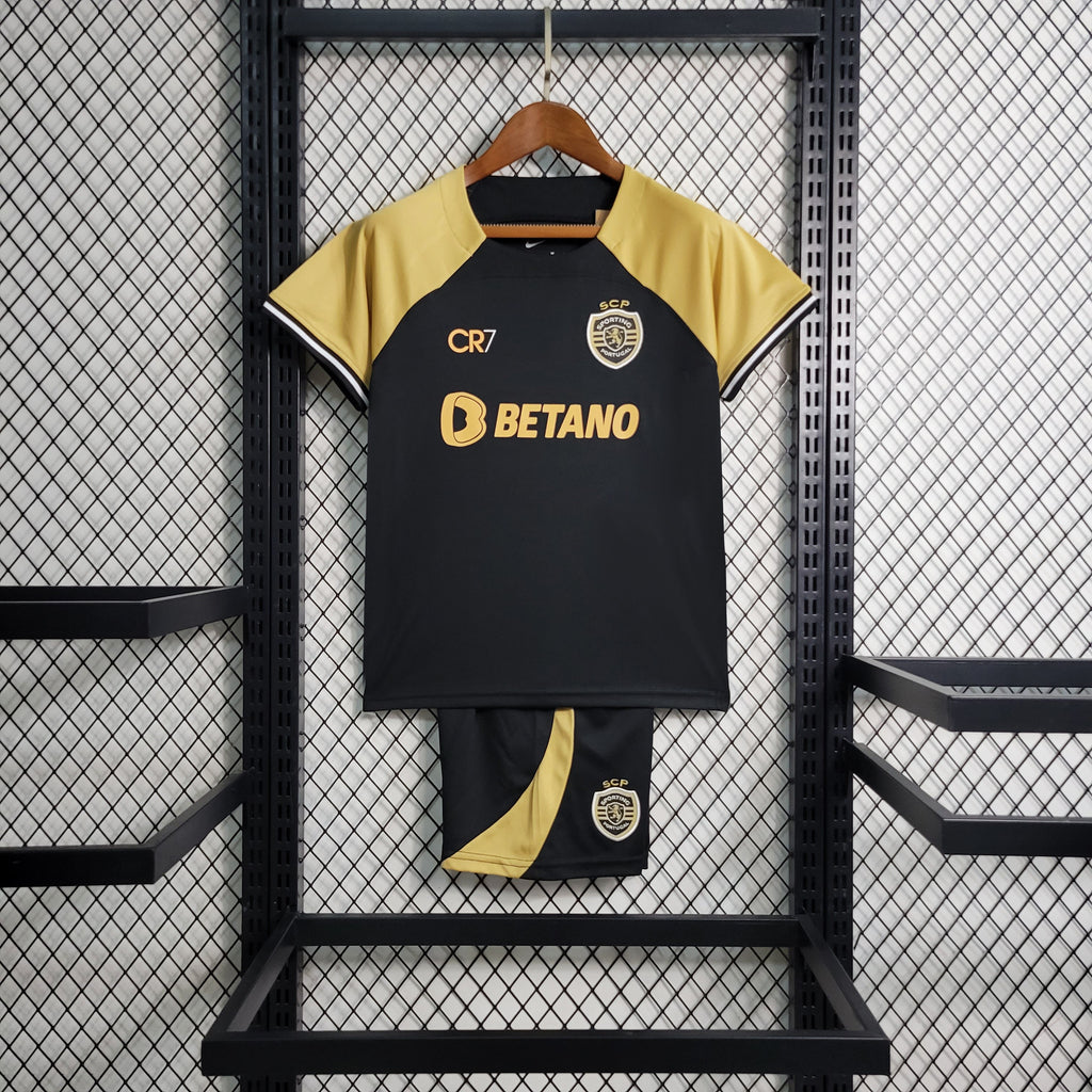 Sporting Lisboa 2023/24 Segunda equipacion (mini conjunto)