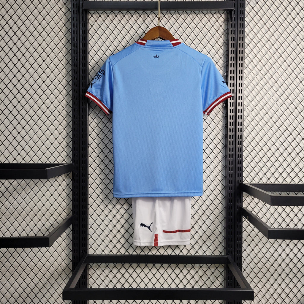 Manchester City 2022/23 Primera equipacion (Mini Conjunto)