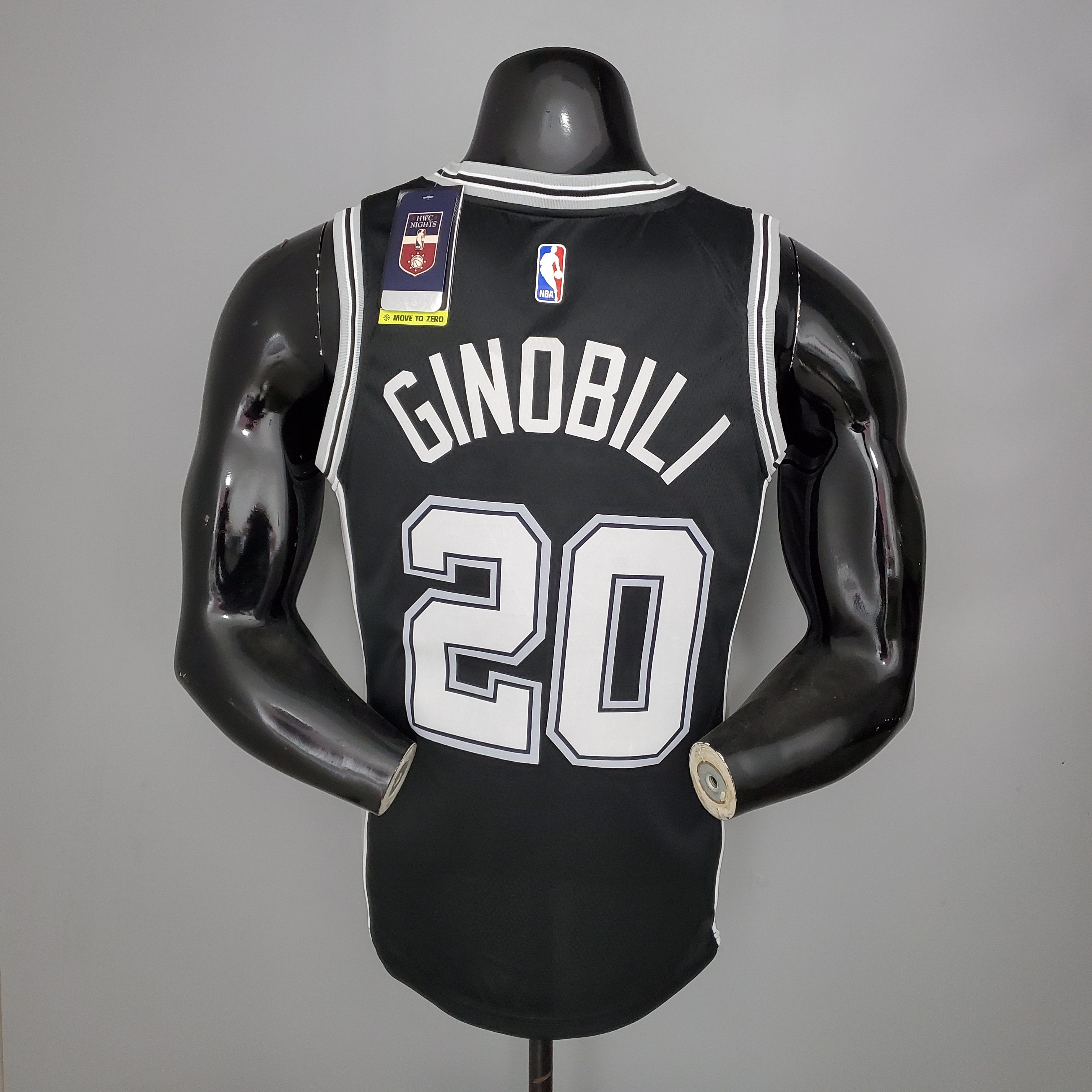 Camiseta Spurs Black