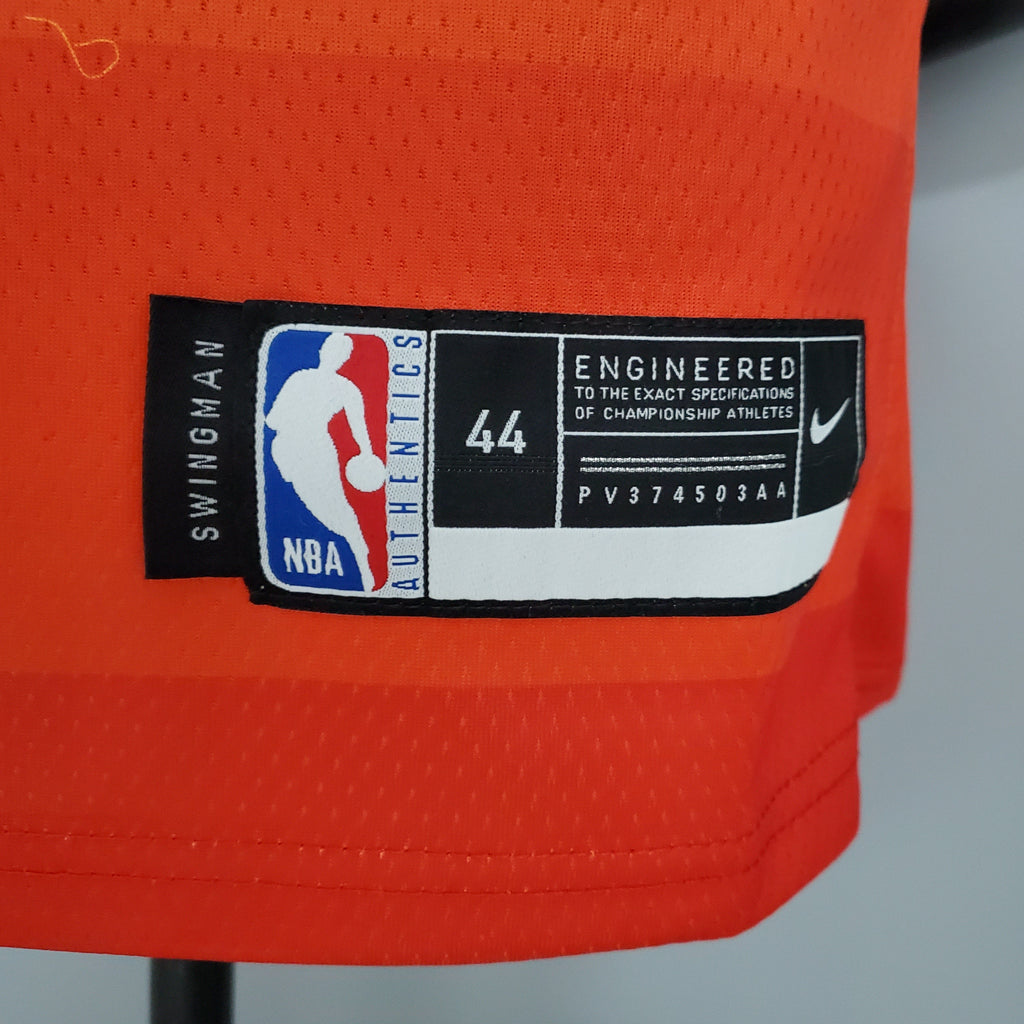 Camiseta Utah Jazz (edicion Rainbow Gradient Orange)