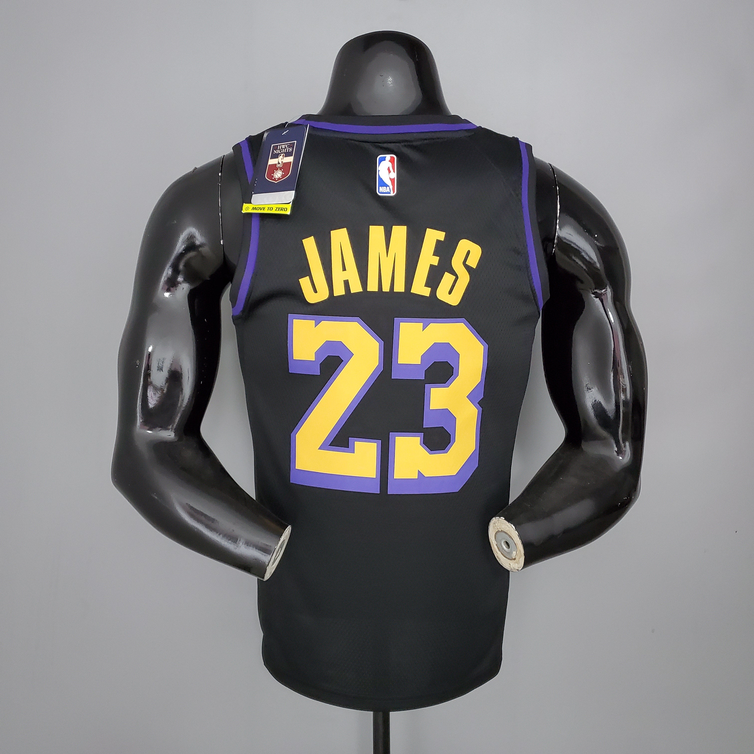 Camiseta Los Angeles Lakers Black Latin