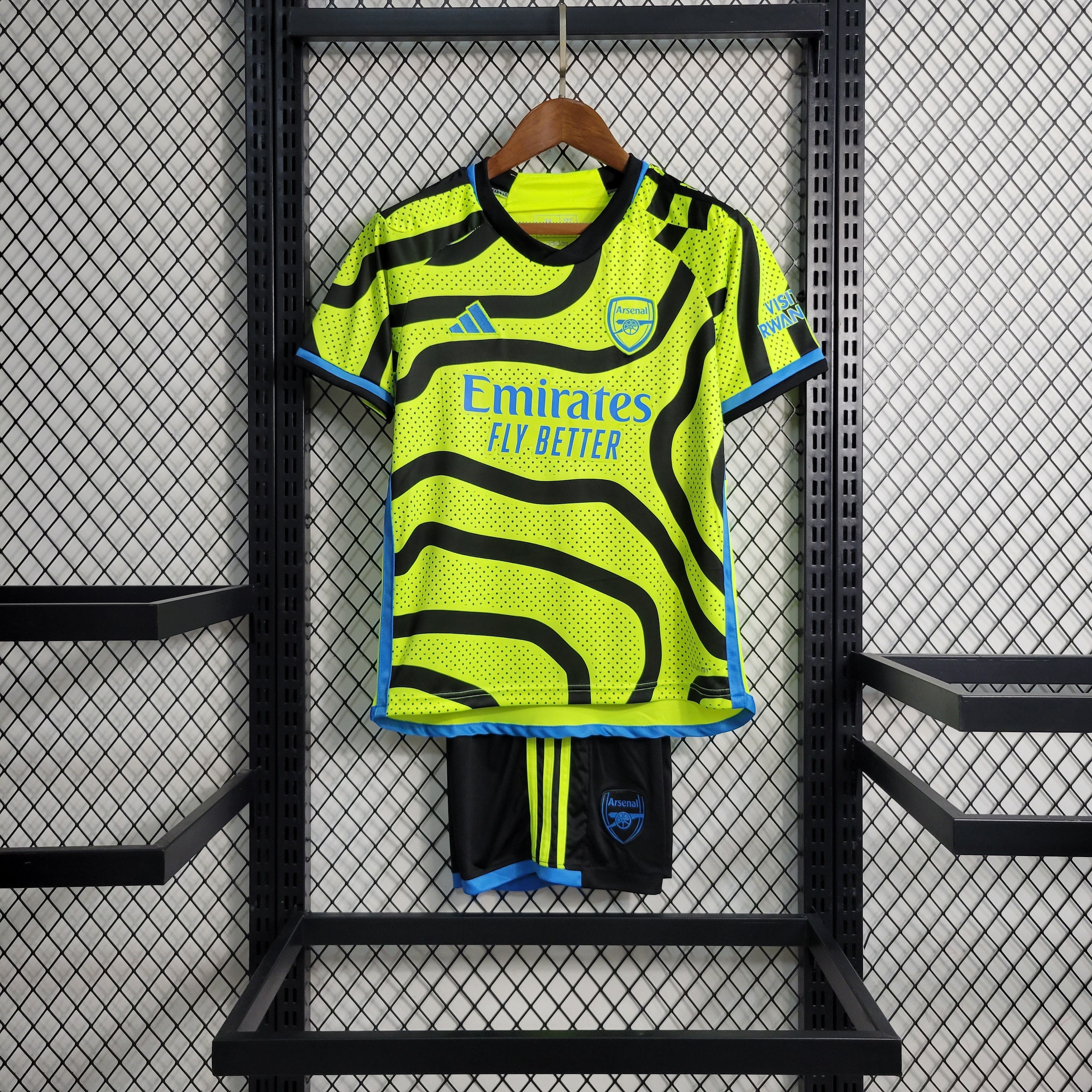 Arsenal 2023/24 segunda equipacion (mini conjunto)