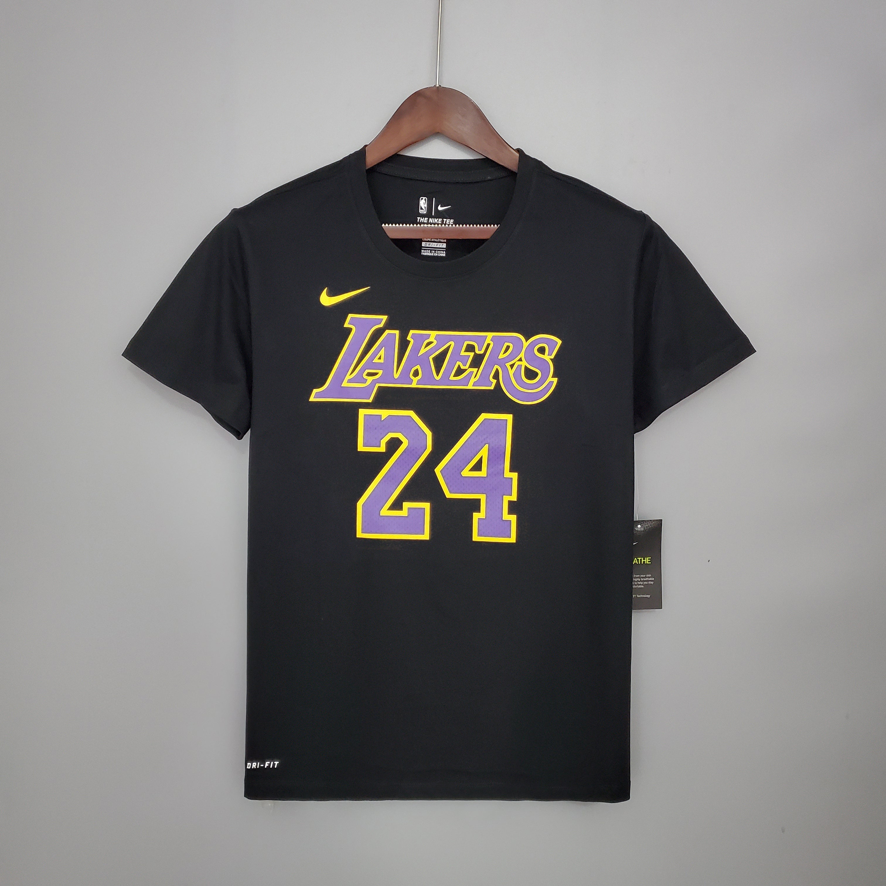 Camiseta Mangas Cortas Kobe Negra